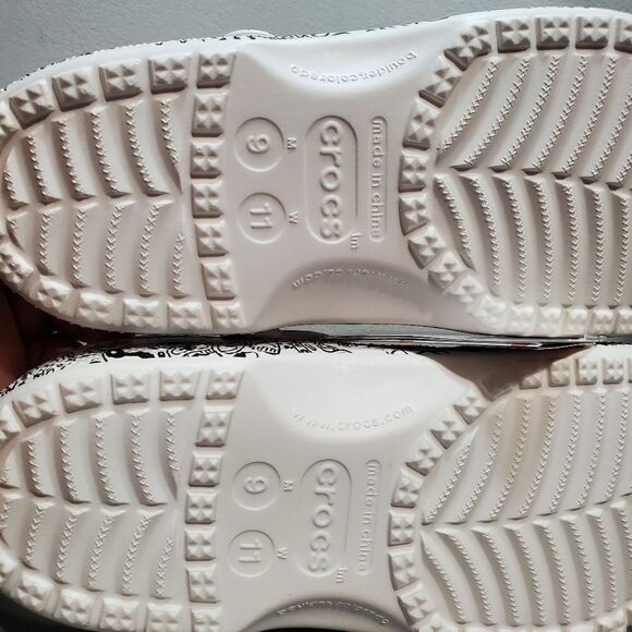 Crocs Classic Clog Steven Harrington Collage Art 9 M/ 11 W 208145-103 Whi… - Picture 12 of 13